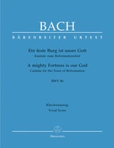 Cantata No. 80 Ein Feste Burg Miscellaneous Choral Score cover